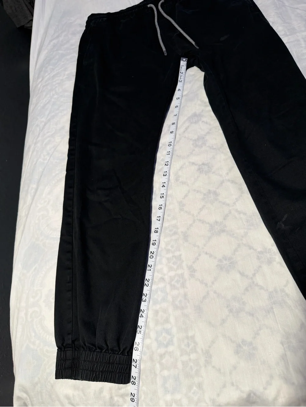 Volcom Men's Jogger Pants Black Size S Elastic Waist.